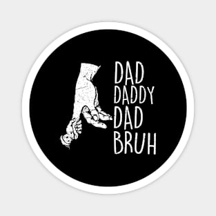 Dada Daddy Dad Bruh Retro Vintage Funny 2023 Fathers Day Magnet